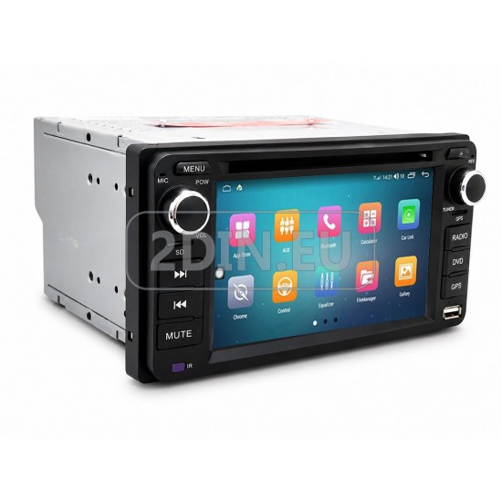 TOYOTA - МУЛТИМЕДИЯ / Навигация android 16 CPU:8-CORE RAM:4GB DVD + DSP + CARPLAY + ANDROID AUTO